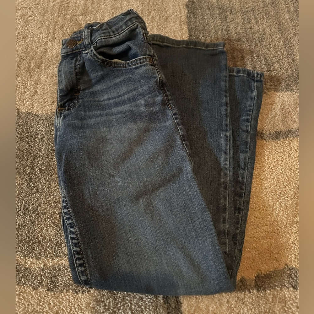 Wrangler Boys Dark Blue Straight Leg Jeans
